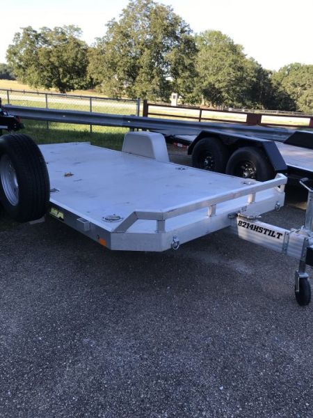 Used 2024 Aluma 8214HSTILT Tilt Trailer