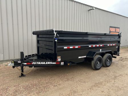 New 2027 PJ Trailers 16' DM High Side Dump Trailer
