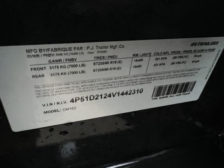 New 2027 PJ Trailers 16' DM High Side Dump Trailer