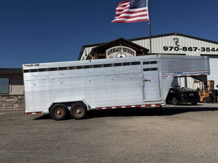Used 2000 Alum-Line All American Stock / Stock Combo Trailer