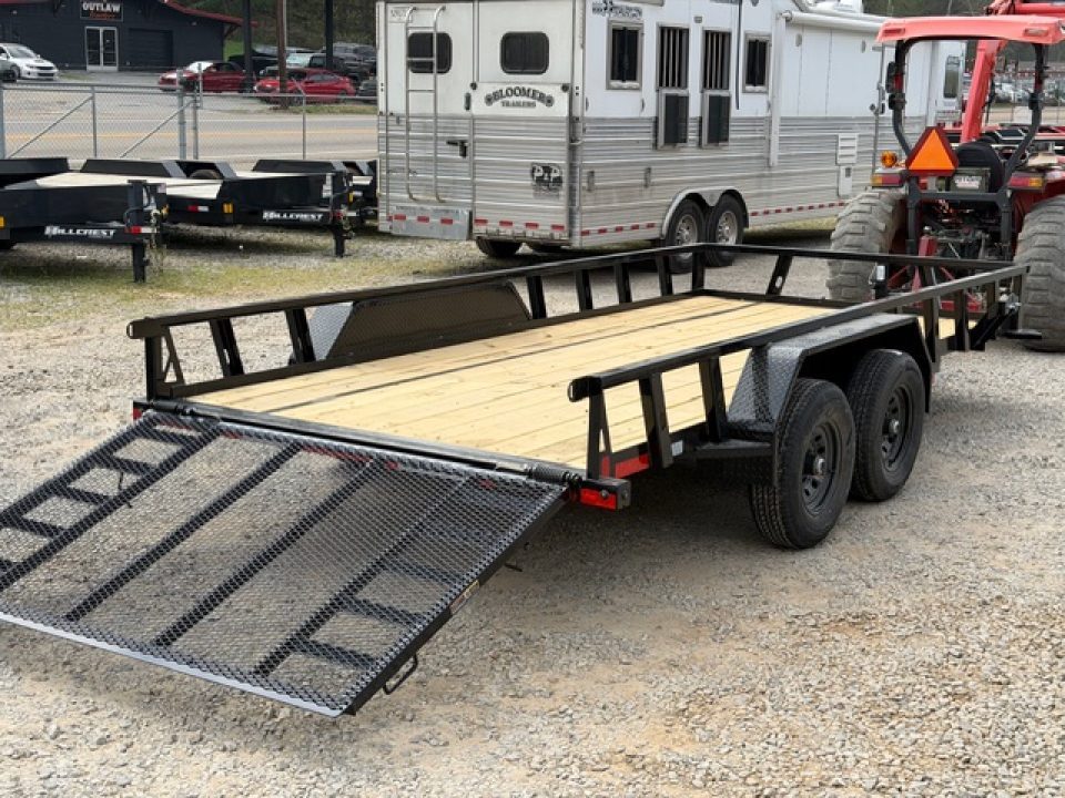 New Load Trail Utility 83x16 10k- Black