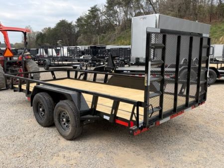 New Load Trail Utility 83x16 10k- Black