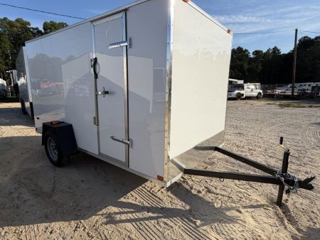 New 2027 Covered Wagon Trailers 6X12SA-Economy Cargo / Enclosed Trailer