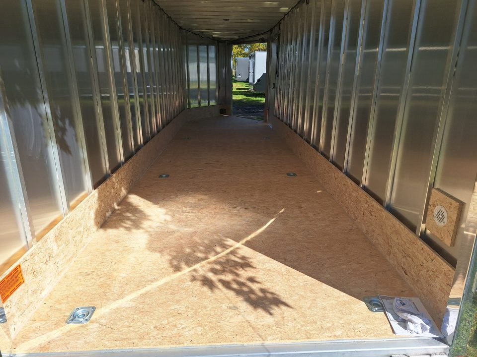 New 7X29 Stealth Trailers 4 place Snowmobile Trailer Aluminum