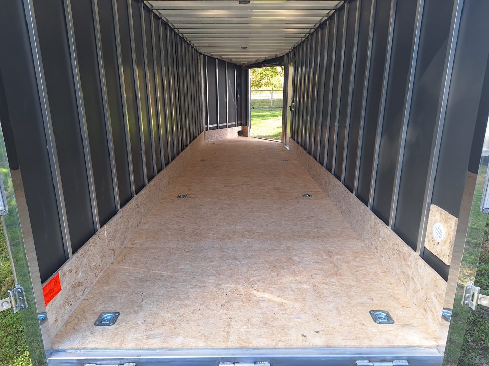 New 7X29 Stealth Trailers 4 place Snowmobile Trailer Aluminum