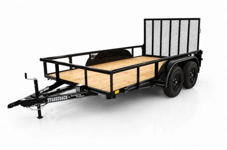 New 2027 Stagecoach 77X12 Pipe Top Tandem Axle