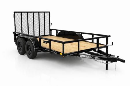 New 2027 Stagecoach 77X12 Pipe Top Tandem Axle