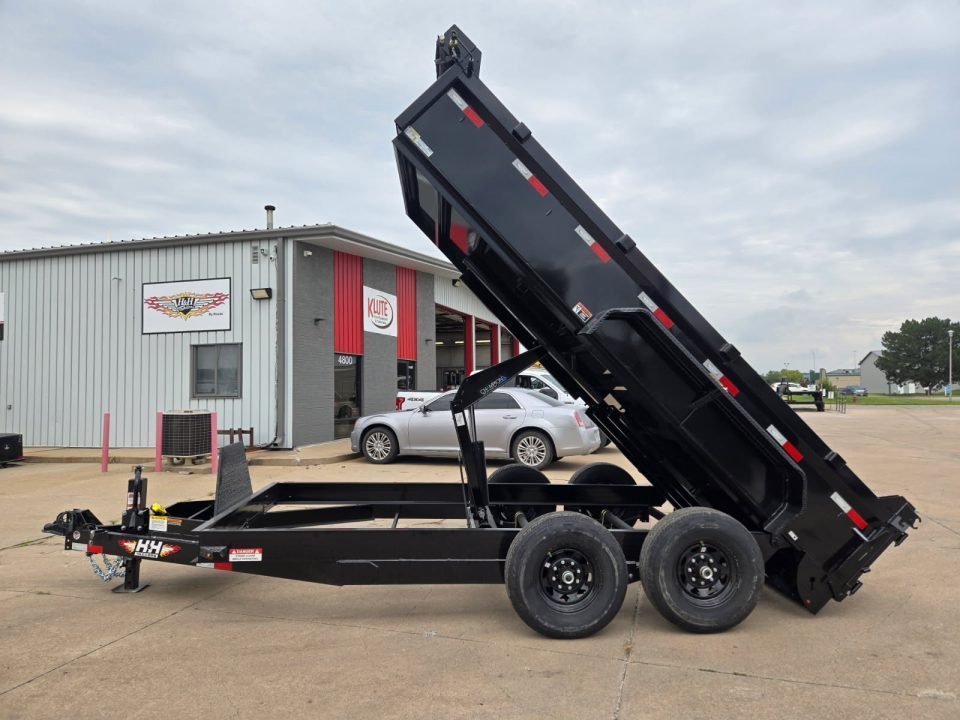 New 2027 H&H Trailers 83x14 Industrial 14K Scissor Dump Trailer