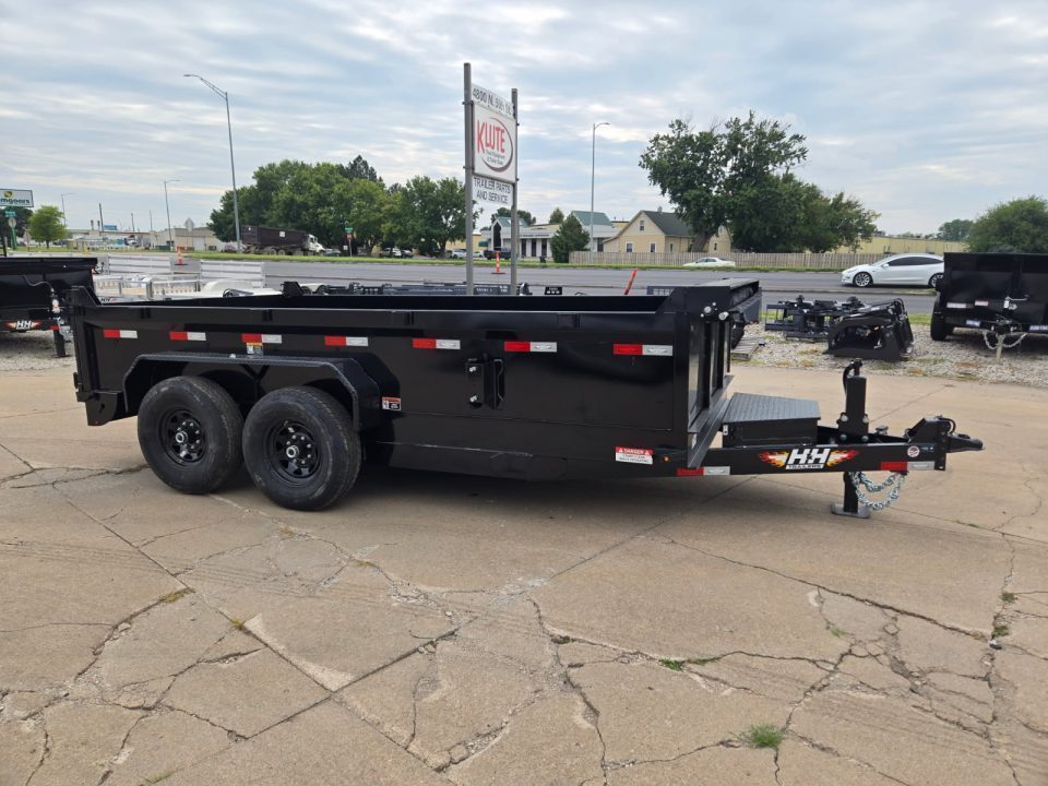 New 2027 H&H Trailers 83x14 Industrial 14K Scissor Dump Trailer