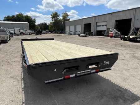 New 2027 H&H Trailers 102x20 Standard Duty Bumper Pull Deckover 14K Equipment Trailer