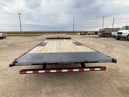 New 2027 H&H Trailers 102x22 Power Tilt Deckover 17.6K Equipment Trailer