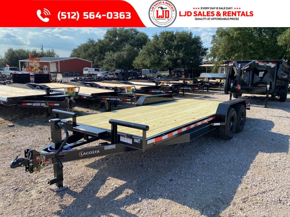 New 2027 Lacosta - 83" x 20' - Car Hauler Trailer - 14K GVWR
