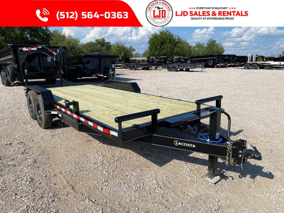 New 2027 Lacosta - 83  x 20' - Car Hauler Trailer - 14K GVWR