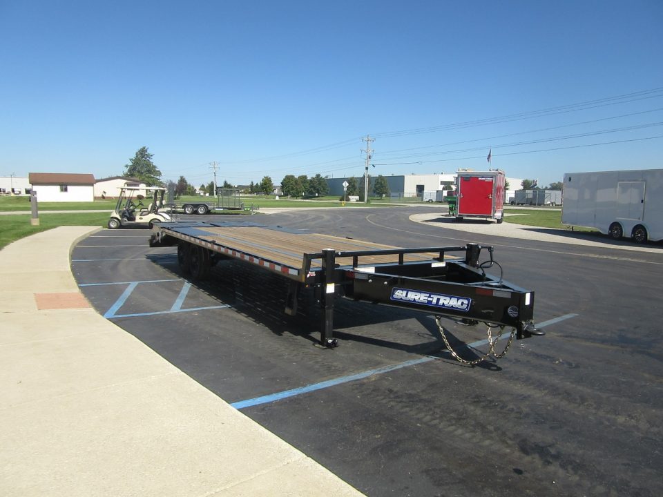 New 2026 Sure-Trac 8.5 x 25(20+5) ST-HDO10225-176 Deckover Trailer 17.6K / Dual Jack