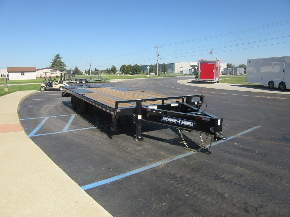 New 2026 Sure-Trac 8.5 x 25 (20+5) ST-HDO10225-22.5 Deckover Trailer 22.5K / Dual Jack