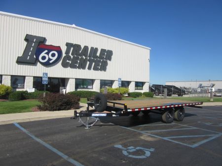 New 2027 Sure-Trac 8.5 x 18 ST-TDOF10218-100 Deckover Trailer 7K (De-Rated) / Spare Tire / Zinc Primer