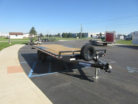 New 2027 Sure-Trac 8.5 x 18 ST-TDOF10218-100 Deckover Trailer 7K (De-Rated) / Spare Tire / Zinc Primer