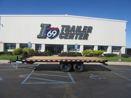 New 2027 Sure-Trac 8.5 x 18 ST-TDOF10218-100 Deckover Trailer 7K (De-Rated) / Spare Tire / Zinc Primer