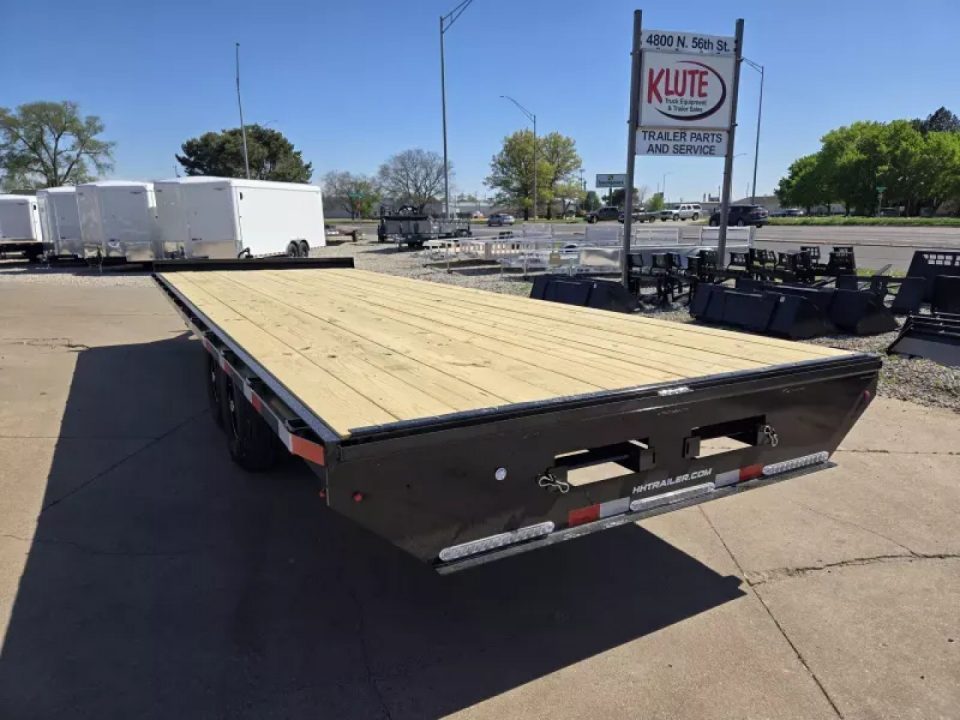 New 2027 H&H Trailers 102x24 Standard Duty Bumper Pull Deckover 14K Equipment Trailer
