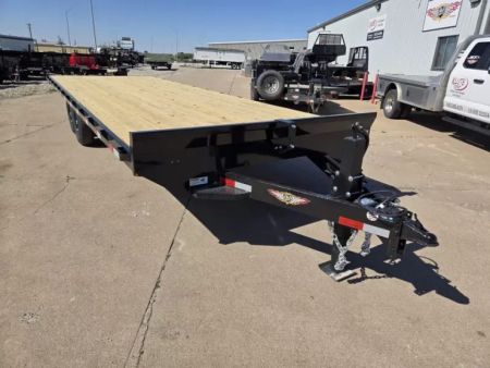 New 2027 H&H Trailers 102x24 Standard Duty Bumper Pull Deckover 14K Equipment Trailer