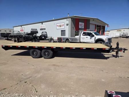 New 2027 H&H Trailers 102x24 Standard Duty Bumper Pull Deckover 14K Equipment Trailer