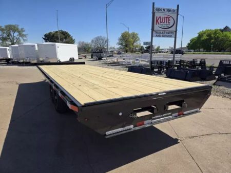 New 2027 H&H Trailers 102x24 Standard Duty Bumper Pull Deckover 14K Equipment Trailer