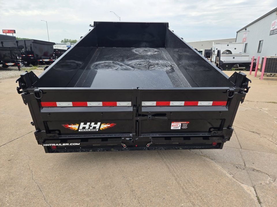 New 2027 H&H Trailers 83x14 Industrial 14K Scissor Dump Trailer
