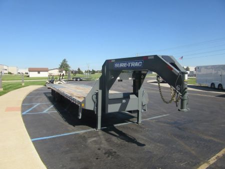 New 2027 Sure-Trac 8.5 x 35 (25+10) ST-HBD10235-259G Deckover Trailer 25.9K / Hydraulic Tail / Custom