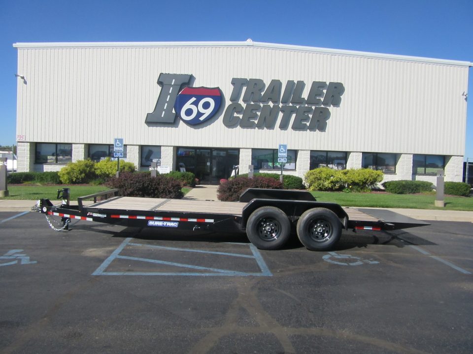 New 2026 Sure-Trac 7 x 20 (16+4) ST-TBE82164-140 Tilt Trailer 14K / 4-Foot Stationary