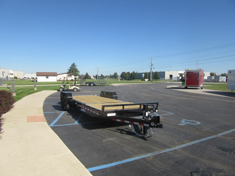 New 2027 Sure-Trac 7 x 22 (16+6) ST-TBE82166-140 Tilt Trailer 14K / 6-Foot Stationary / Extra D-Rings