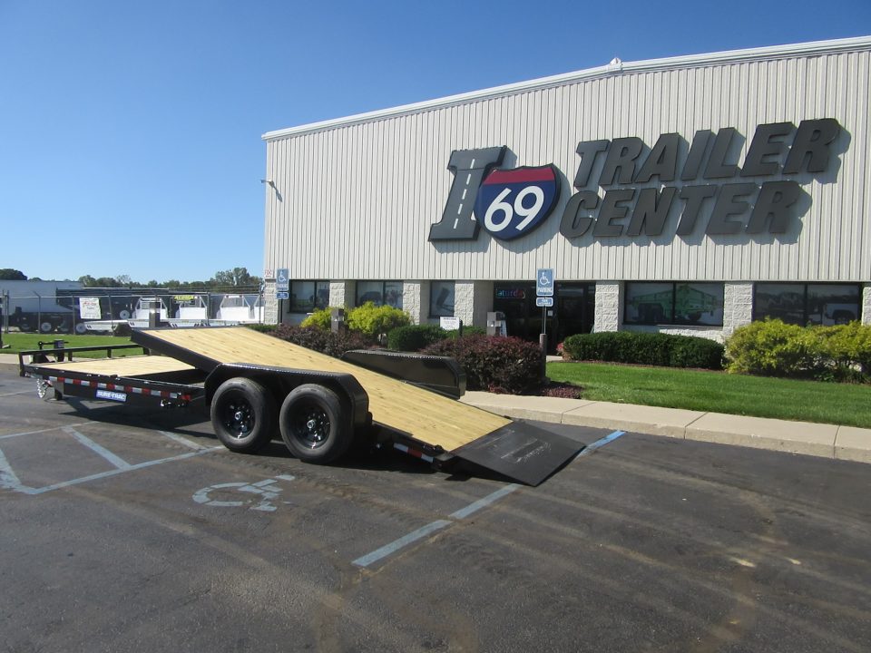 New 2027 Sure-Trac 7 x 22 (16+6) ST-TBE82166-140 Tilt Trailer 14K / 6-Foot Stationary / Extra D-Rings