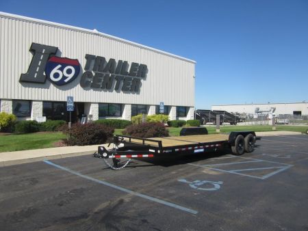 New 2027 Sure-Trac 7 x 22 (16+6) ST-TBE82166-140 Tilt Trailer 14K / 6-Foot Stationary / Extra D-Rings