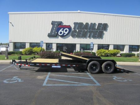 New 2027 Sure-Trac 7 x 22 (16+6) ST-TBE82166-140 Tilt Trailer 14K / 6-Foot Stationary / Extra D-Rings