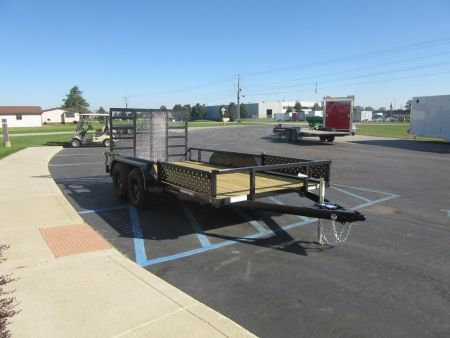 New 2027 Sure-Trac 7 x 14 ST-UTV8214-070 ATV Trailer 7K