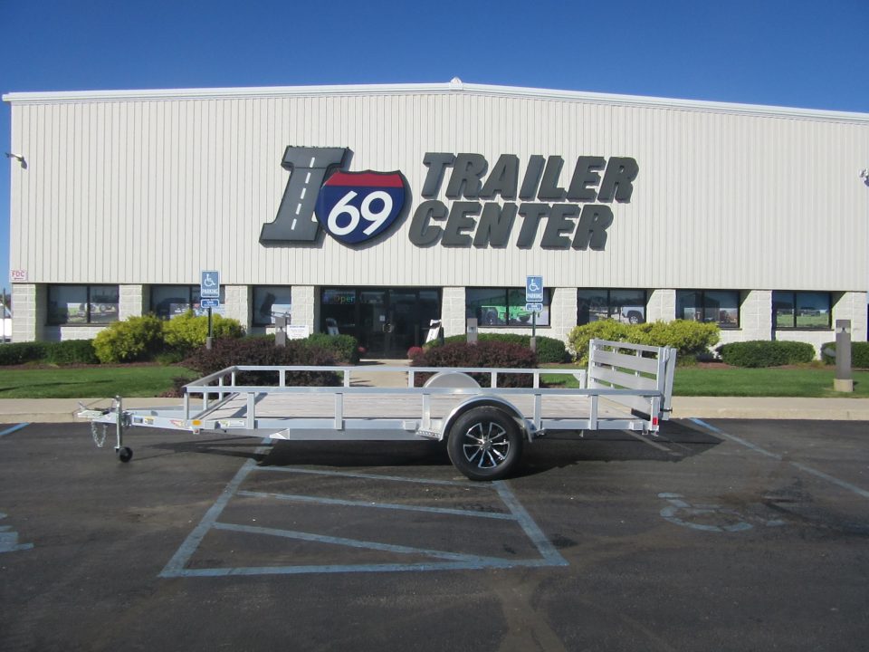 New 2025 H&H Trailers 7 x 14 H8214RSA-030 Aluminum Utility Trailer 3K