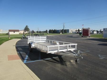 New 2025 H&H Trailers 7 x 14 H8214RSA-030 Aluminum Utility Trailer 3K