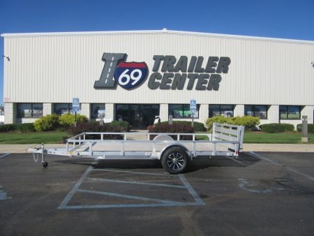 New 2025 H&H Trailers 7 x 14 H8214RSA-030 Aluminum Utility Trailer 3K