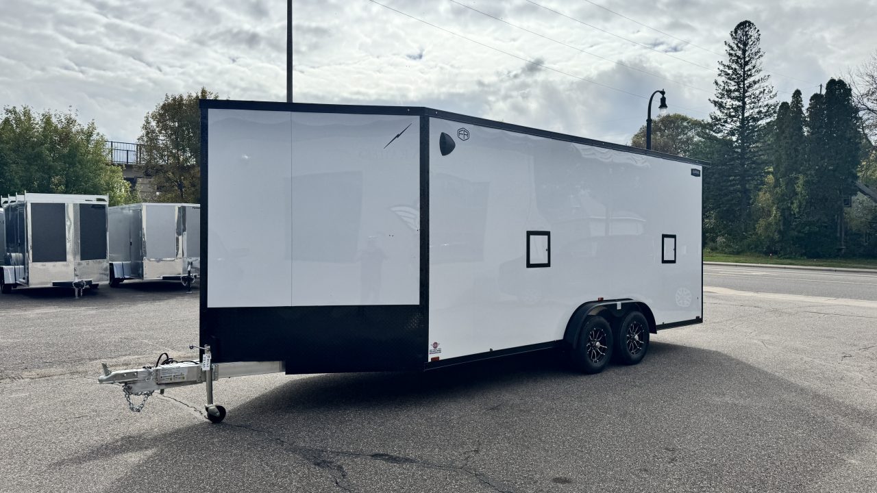 New 2027 Lightning Trailers 7.5x23 Snowmobile Trailer