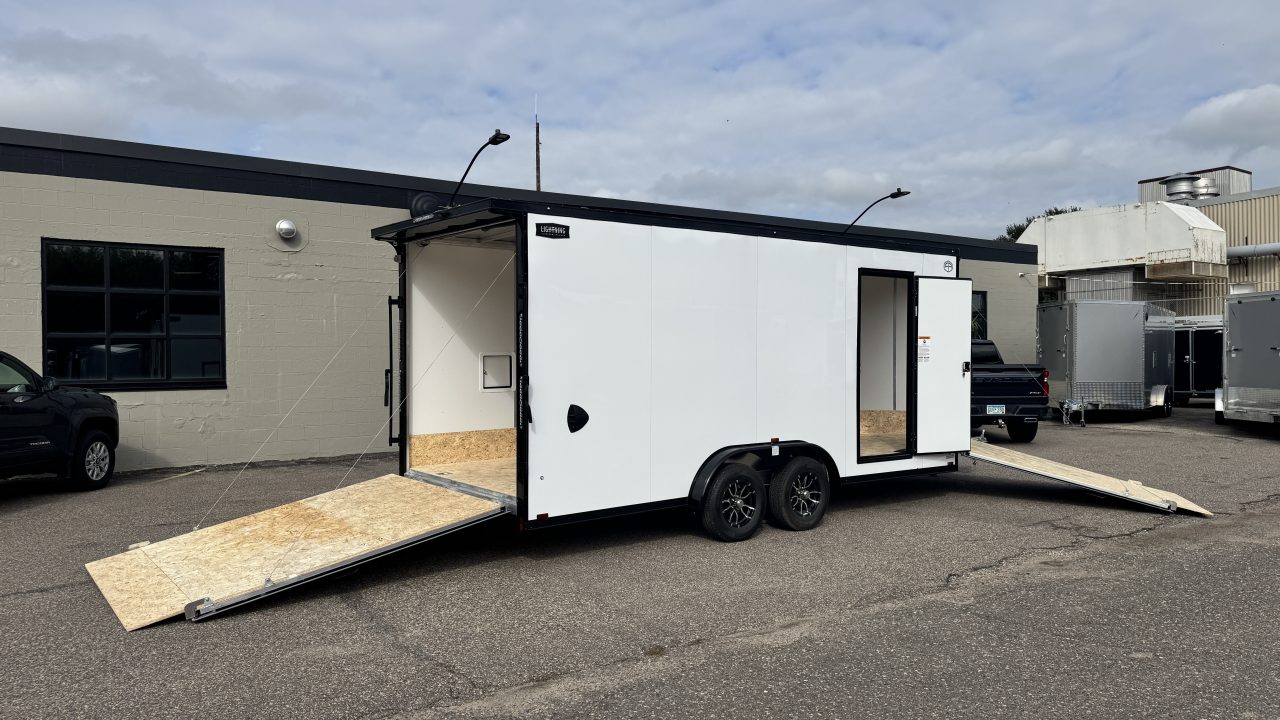 New 2027 Lightning Trailers 7.5x23 Snowmobile Trailer
