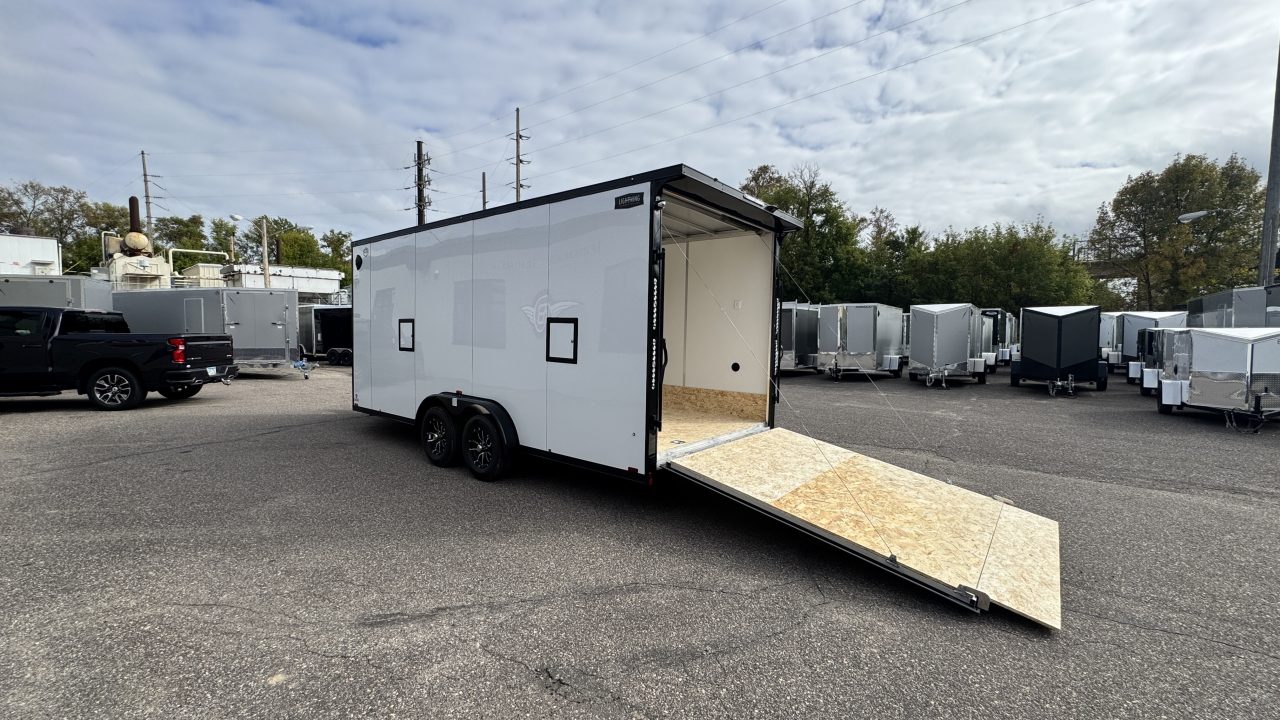 New 2027 Lightning Trailers 7.5x23 Snowmobile Trailer