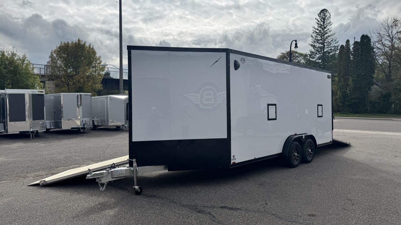New 2027 Lightning Trailers 7.5x23 Snowmobile Trailer