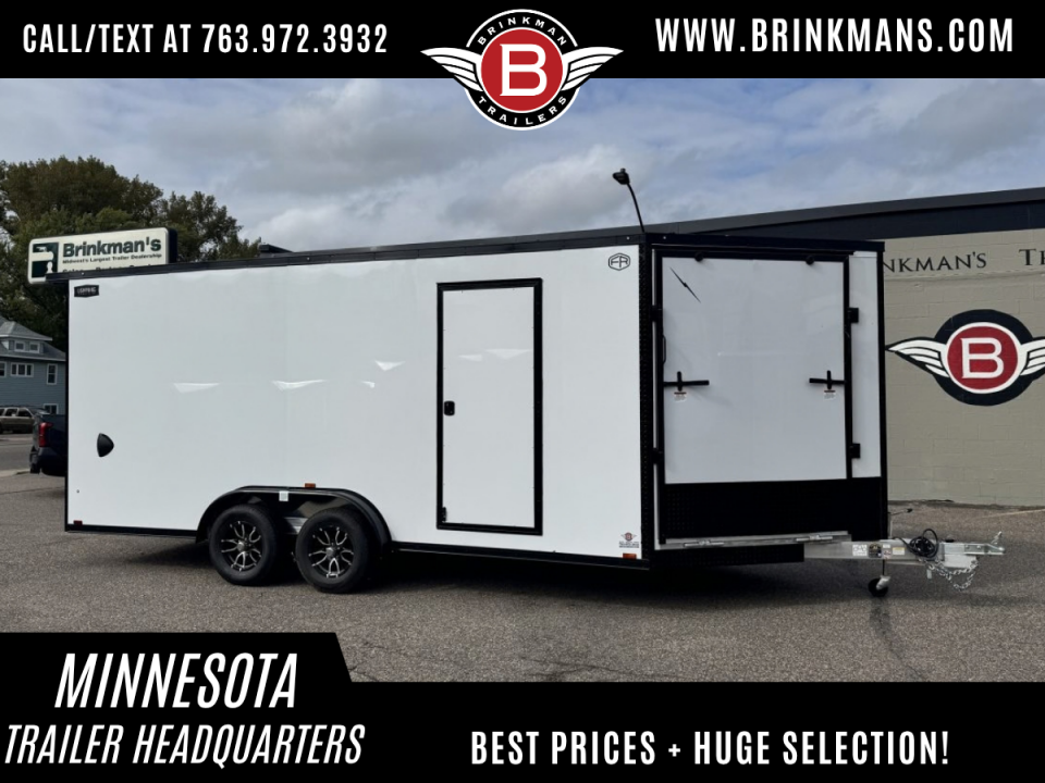New 2027 Lightning Trailers 7.5x23 Snowmobile Trailer