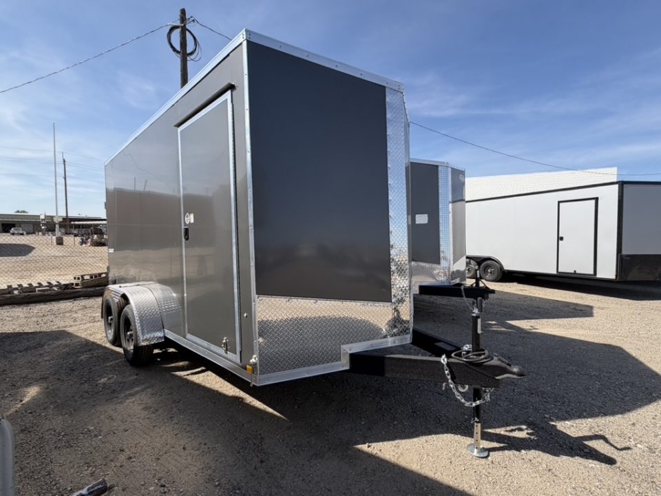 New 2027 Formula Trailers 7X14 CONQUEST SE FLAT TOP SLOPED VNOSE 7K