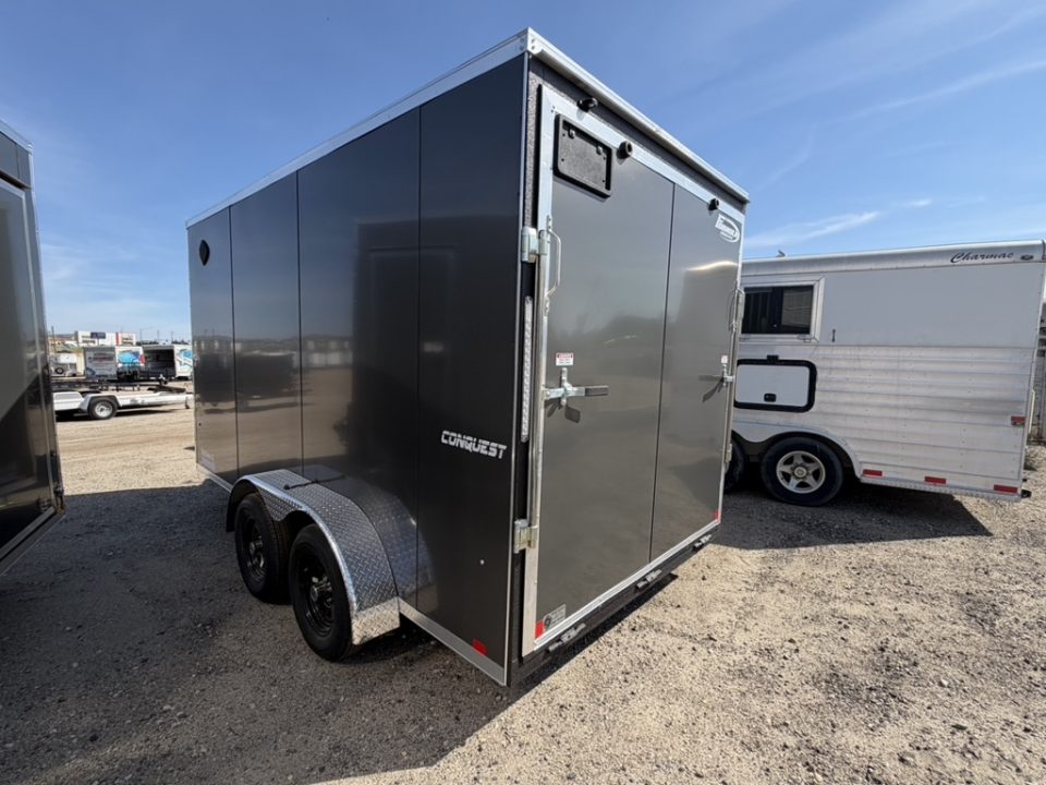 New 2027 Formula Trailers 7X14 CONQUEST SE FLAT TOP SLOPED VNOSE 7K