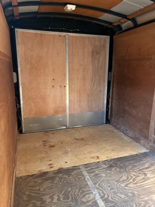 Used 2004 Haulmark 6x12 Enclosed Single Axle Cargo Trailer with Barn Doors Cargo / Enclosed Trailer