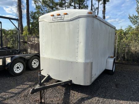 Used 2004 Haulmark 6x12 Enclosed Single Axle Cargo Trailer with Barn Doors Cargo / Enclosed Trailer
