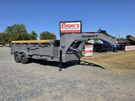 New 2027 Diamond C LPT210 16' LPT210 16' x 82  10K Axles Gooseneck Pacesetter Edition