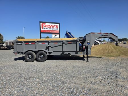 New 2027 Diamond C LPT210 16' LPT210 16' x 82" 10K Axles Gooseneck Pacesetter Edition