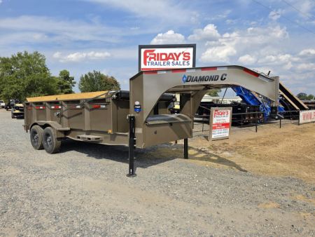 New 2027 Diamond C LPT210 16' LPT210 16' x 82  10K Axles Gooseneck Pacesetter Edition