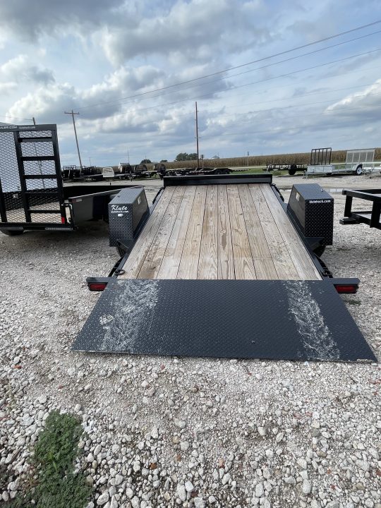 New 2027 H&H Trailers 78x12 Single Axle Gravity Tilt 7.8K Equipment Trailer